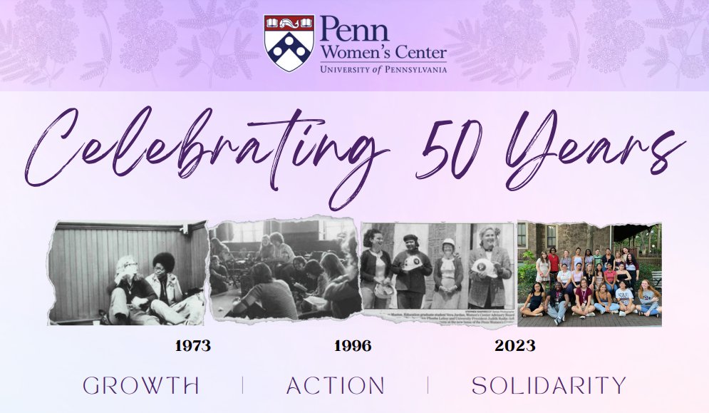An image for Penn Women's Center 50th Anniversary Celebration