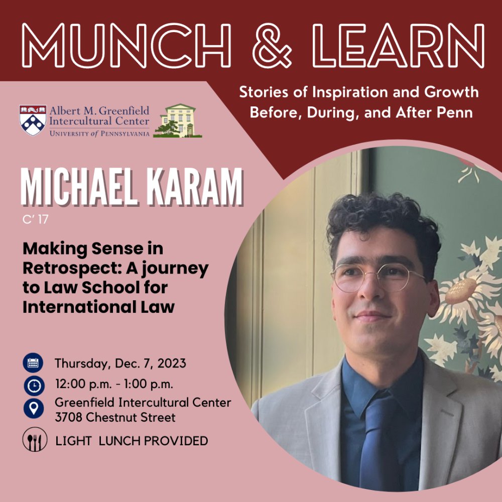 An image for Munch and Learn with Michael Karam