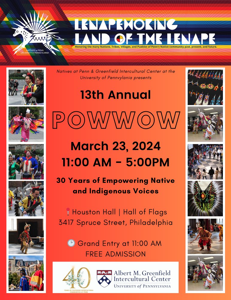 An image for 13th Annual Powwow (hosted by Natives at Penn & Greenfield Intercultural Center)