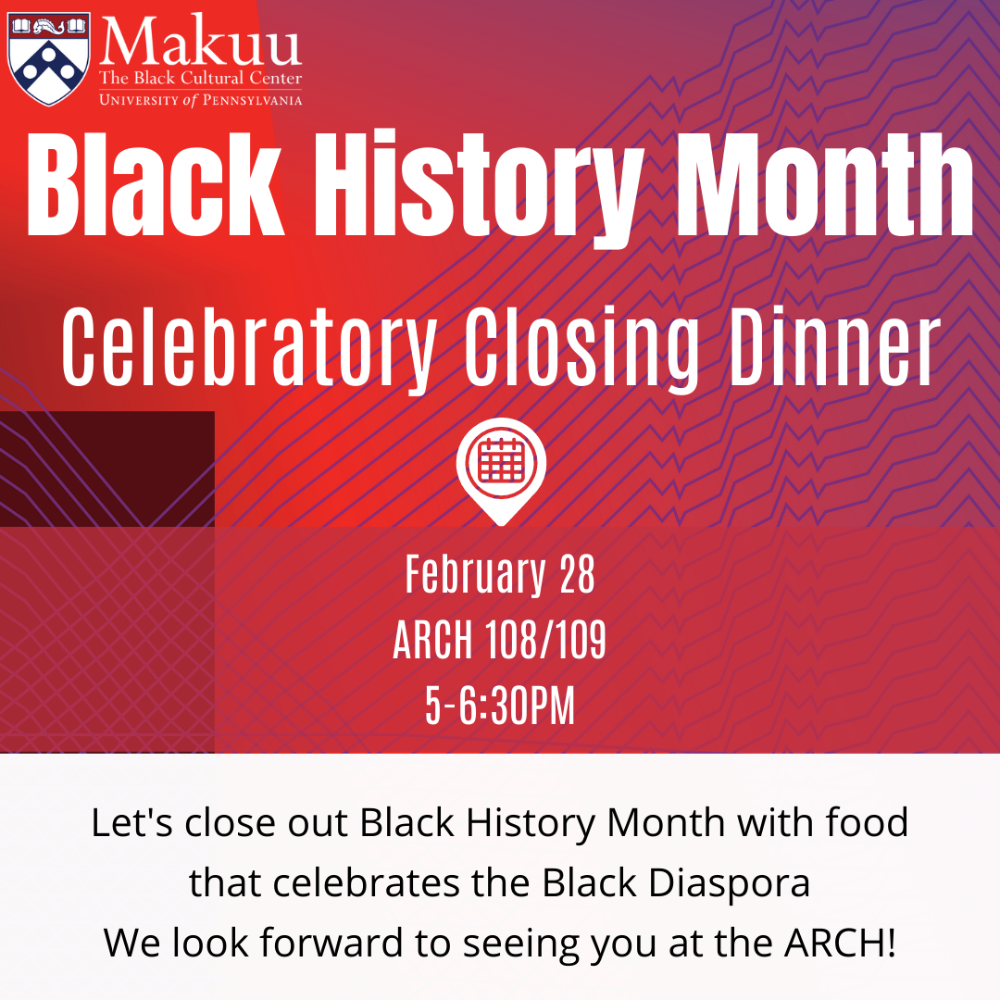 An image for Black History Celebration Closing Dinner