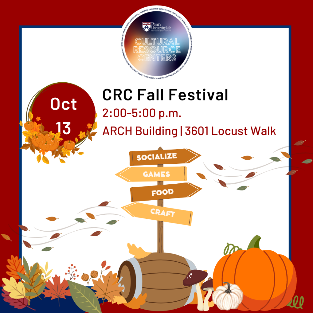 An image for Cultural Resource Center's Fall Festival