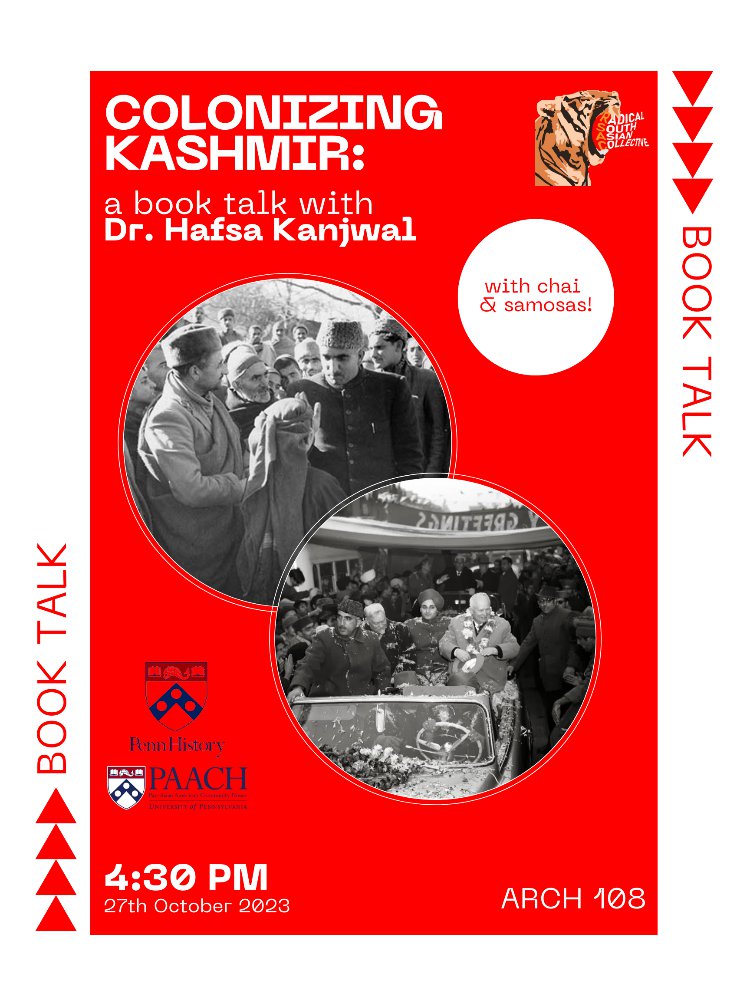 An image for Colonizing Kashmir: A Book Talk With Dr. Hafsa Kanjwal