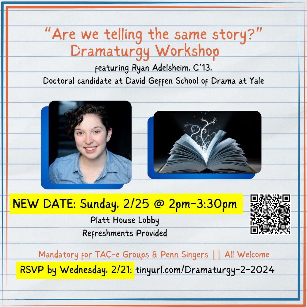 An image for "Are we telling the same story?" Dramaturgy Workshop