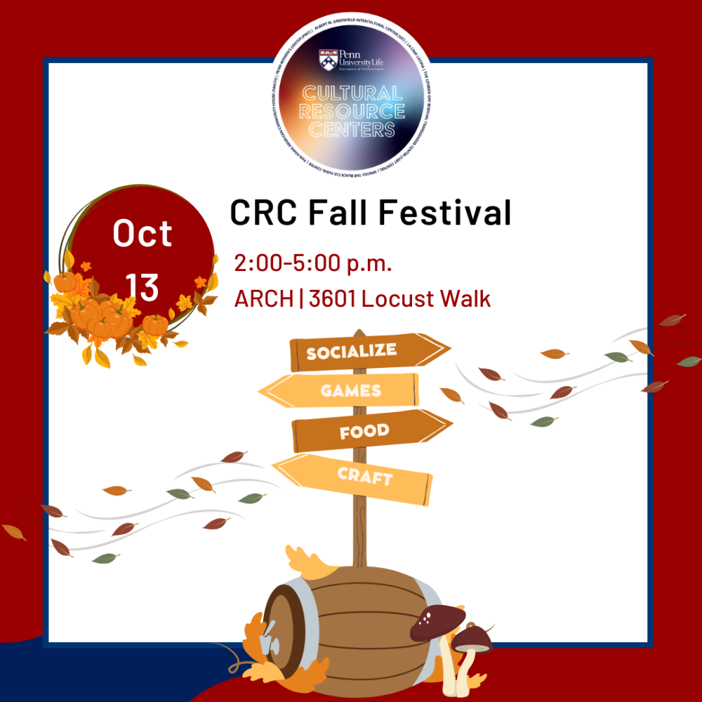 An image for Cultural Resource Center's Fall Festival