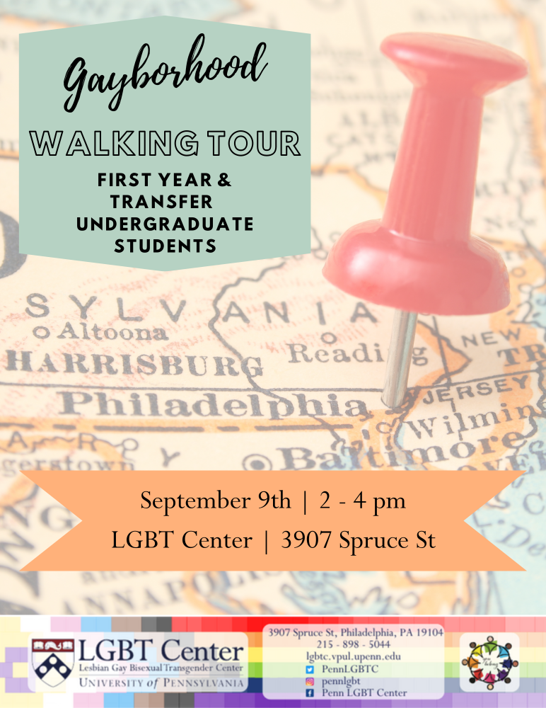 An image for Gayborhood Walking Tour - First Year and Transfer Student