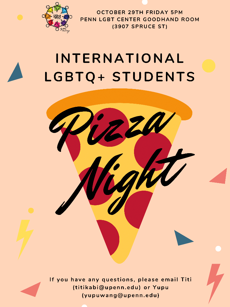 An image for International LGBTQ+ Student Pizza Night
