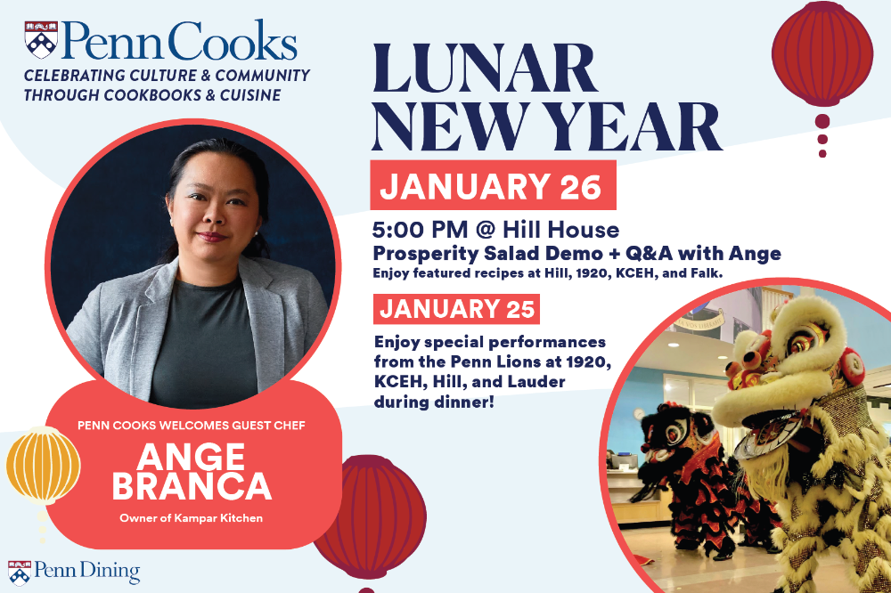 An image for Penn Cooks Welcomes Chef Ange Branca for Lunar New Year