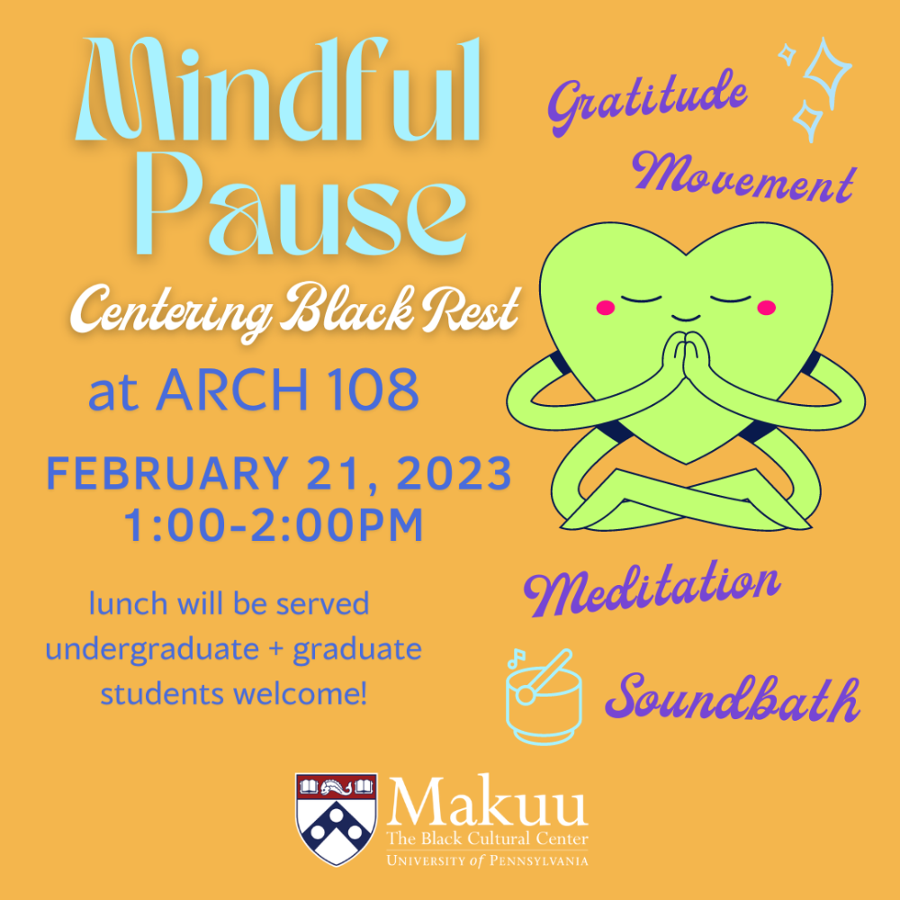 An image for Mindful Pause: Black Health + Wellness