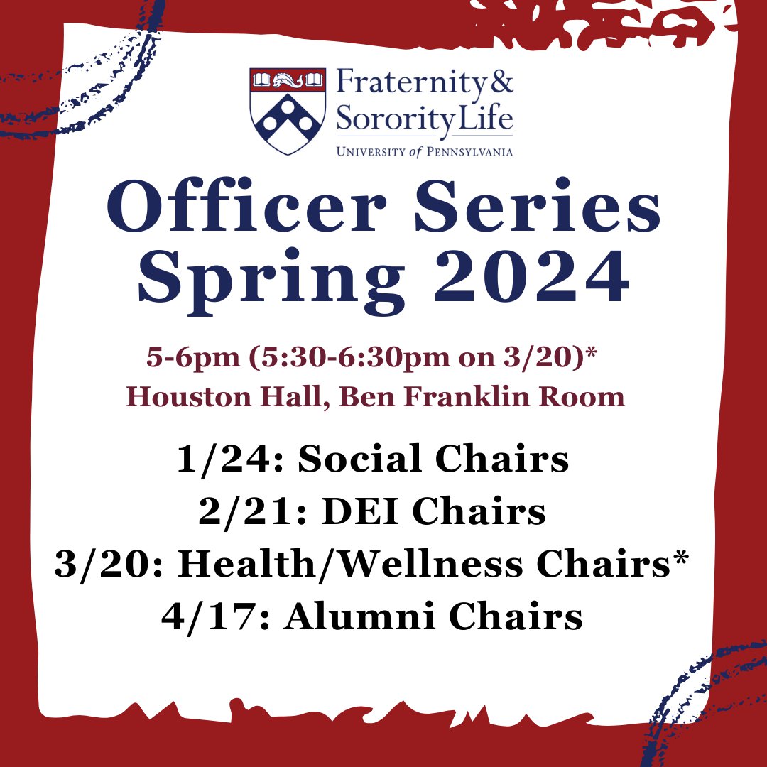 An image for Officer Series- Alumni Chairs