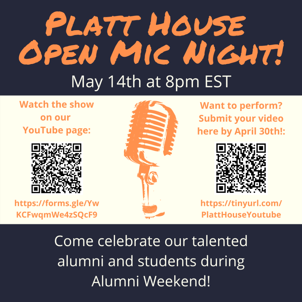 An image for Platt House Open Mic Night @ Alumni Weekend