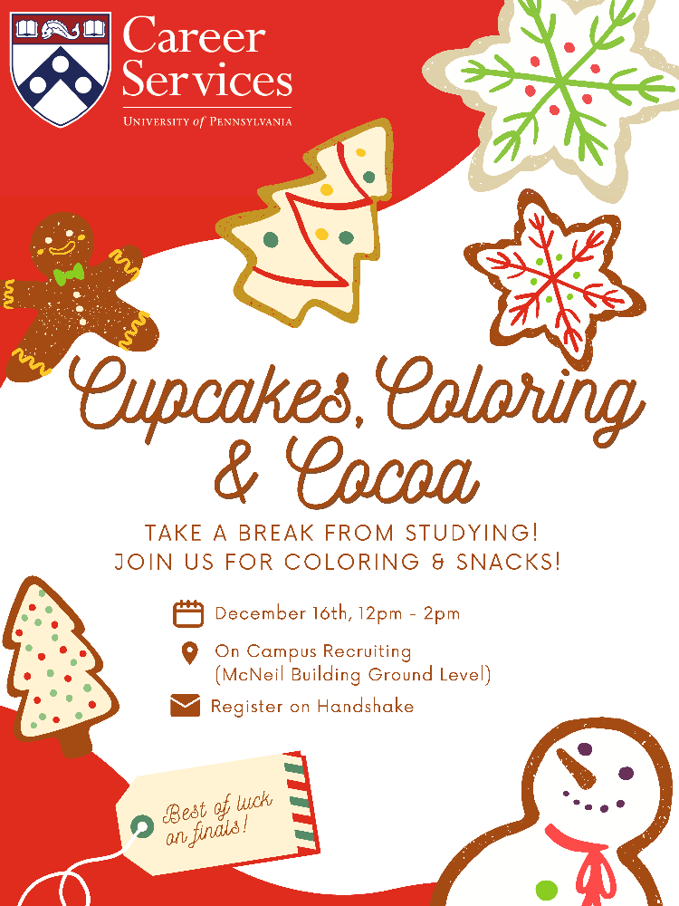 An image for Cupcakes, Coloring & Cocoa Study Break